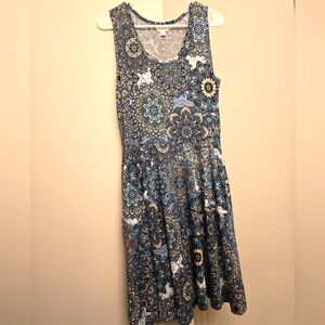 LuLaRoe Nicki Dress L size Large silky NEVER WORN